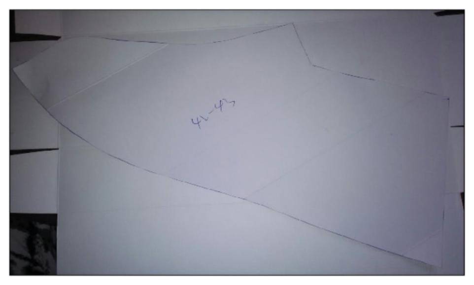 （18）成人手工棉鞋样 纸质手工鞋样