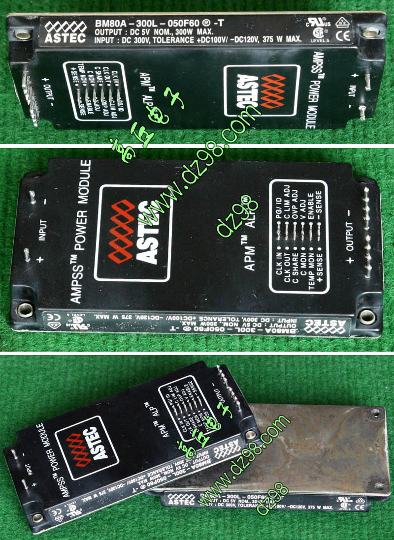 ASTEC AM80A-300L-050F60 电源 模块 300V 转 5V 60A 300W