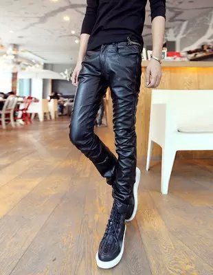 Pantalon cuir homme - Ref 1479486 Image 1