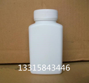 150克塑料瓶扁瓶子方型PE瓶100粒胶囊药瓶水丸瓶保健品瓶分装空瓶