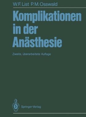 【预订】Komplikationen in Der Anasthesie