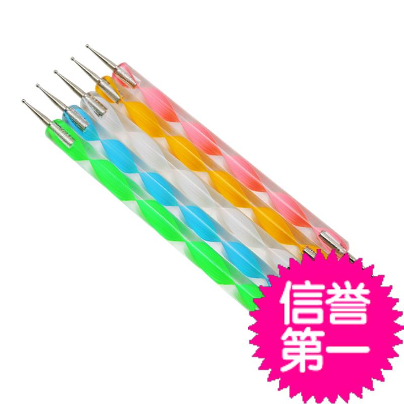 粘土压痕笔 点钻笔五件套 戳嘴巴眼睛小丸棒 超轻粘土软陶工具