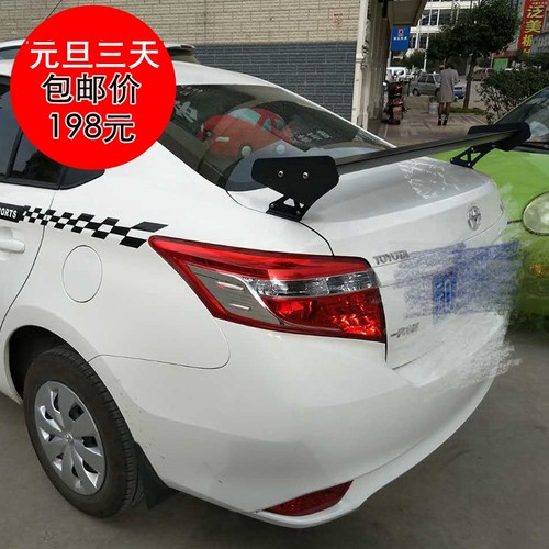 通用尾翼夹式定改装免打孔汽车