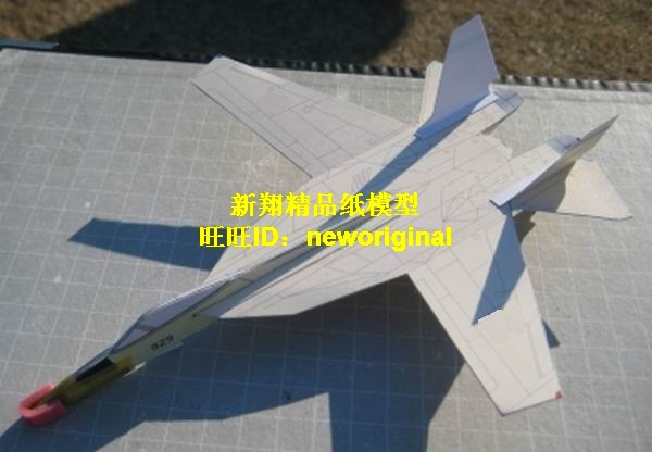 可以飞行纸飞机 苏47前掠翼科幻概念大尺寸比例战斗机纸模型飞机