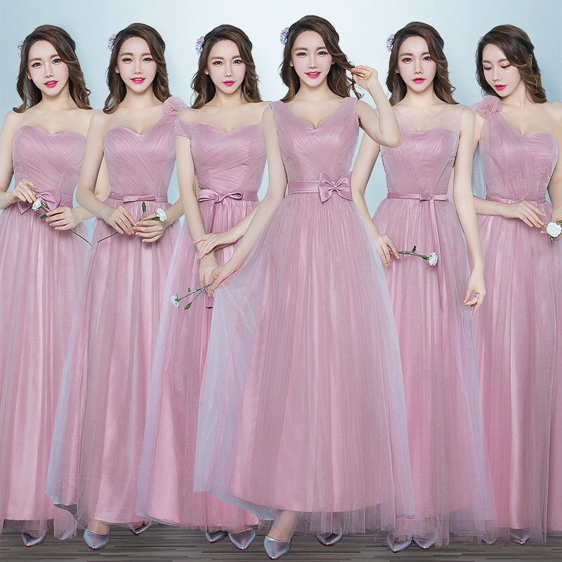 伴娘服长款2019新款夏季伴娘团礼服显瘦姐妹裙修身婚礼宴会晚礼服|ruв категории Женская одежда, Cвадебные платья, платье/вечернее платье - от Buy2taobao.com для оказания профессиональной услуги покупки агента Taobao