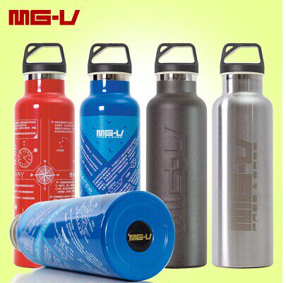 正品保冷户外运动宽口600ml水壶