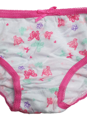 哟呼！PRIMARK*2-3岁女童蝴蝶薄全棉三角短裤内裤6224021