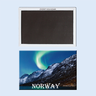 卡通挪威 美丽极光 磁性冰箱贴 旅行纪念品 家居21497个性创意
