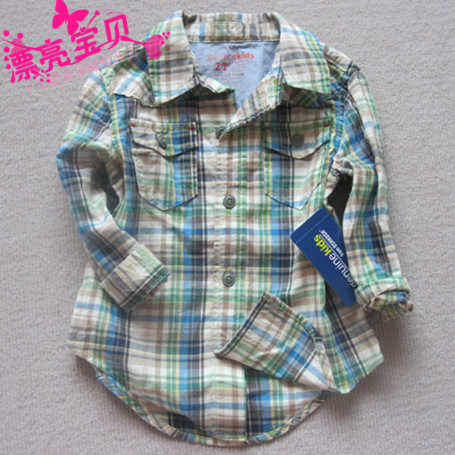 Chemise enfant à manche longue - Ref 2083947 Image 1
