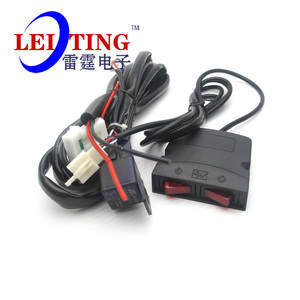 LED日间行车灯专用日行灯控制器盒鹰眼LED灯带条多功能遥控线束组
