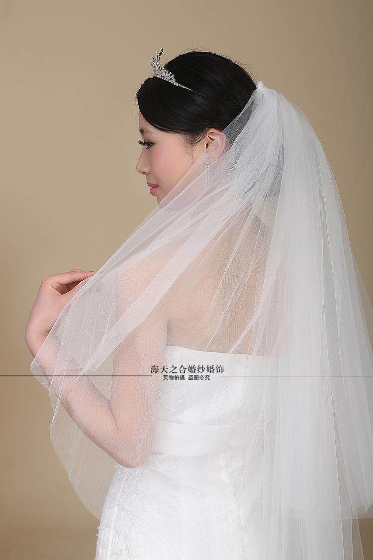 Korean new pattern Bridal veil double-deck Shadai Combs Wedding dress Wedding celebration Headdress Studio Headdressin the Accessories/Leather belt/Hat/Muffler , Wedding dress accessories , Veil  category - from Buy2taobao.com to provide professional Taobao agent buy service