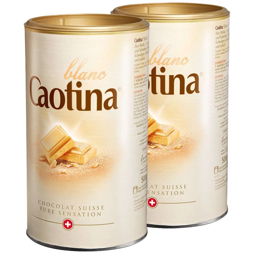 瑞士进口零食品 Caotina 白巧克力粉 热可可粉 特浓热巧克力 500g
