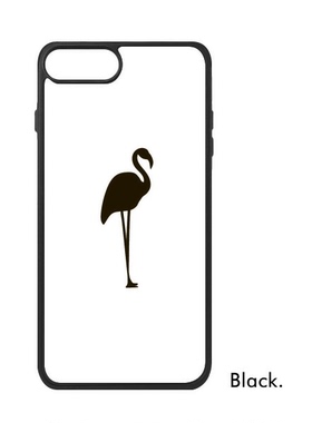 适用于iPhone黑色火焰鸟动物剪影Xr手机壳max保护套678pro硅胶112