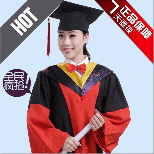 大人导师博士生毕业礼服