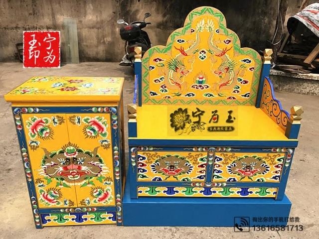 法座和经桌的颜色，图案和尺寸都可以定做