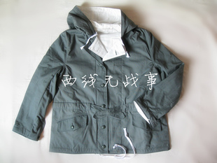 德军鼠灰色双面棉衣 原野灰色棉服 德军M42棉大衣 早期东线防寒