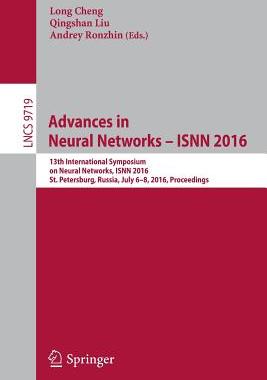 【预订】Advances in Neural Networks – ISNN 2016