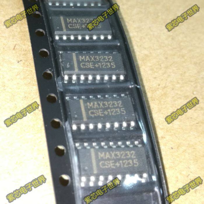 MAX3232CSE SOP-16贴片 串口通讯芯 原装进口