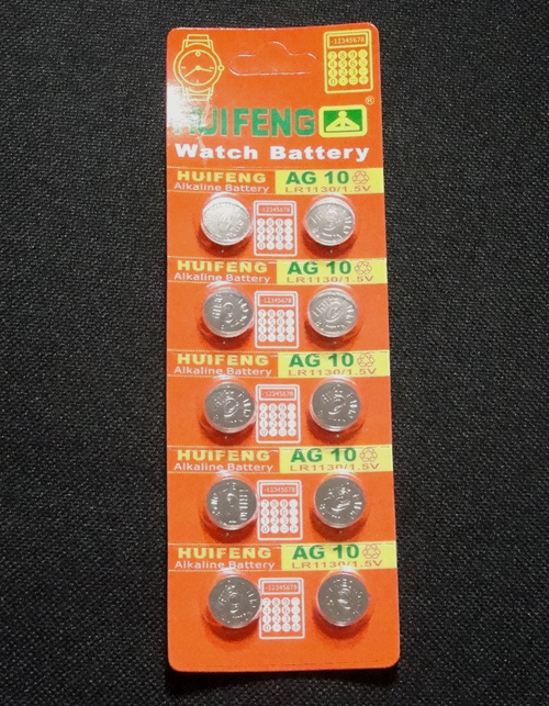 AG10 LR1131 KA54  LR54 389A g10 Button Cell Battery 纽扣电池
