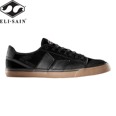 美式街头复古棕色翻毛羊皮低帮