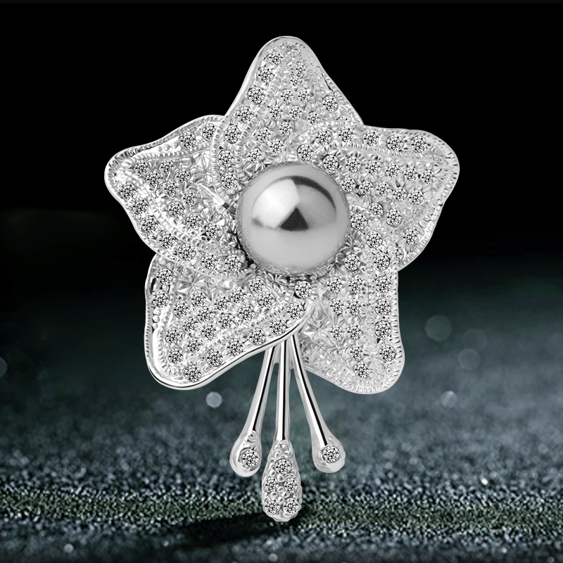Broche femme LADY COLOUR en Nacre - Ref 1172072 Image 1