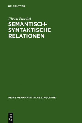 【预售】Semantisch-Syntaktische Relationen: ...