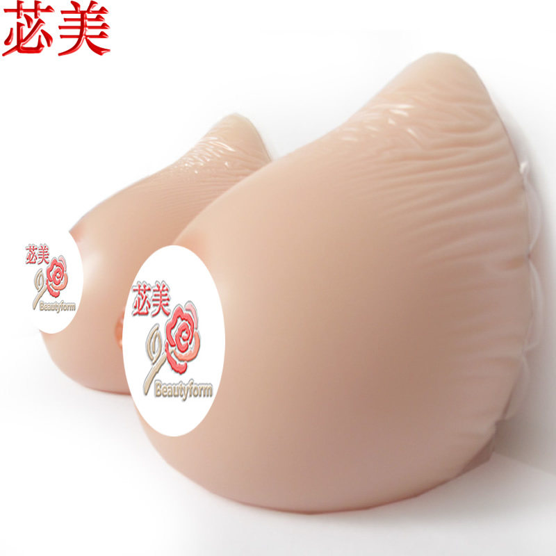 分体假乳房 水滴形 CD变装硅胶 送文胸
