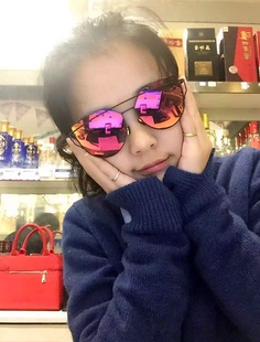 权志龙李冰冰同款墨镜赵丽颖左岸潇太阳眼镜抖音ins太阳镜