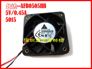 台达5015 散热器风扇AFB0505HB 5CM工控机交换机服务器机箱电源5V