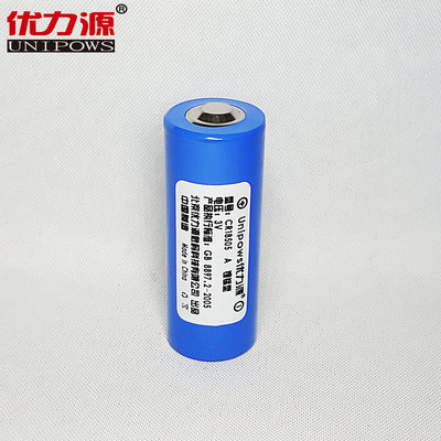 优力源CR18505 水表电池 电表电池 3V锂锰电池 煤气表电池