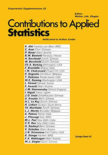 【预订】Contribution to Applied Statistics: ...