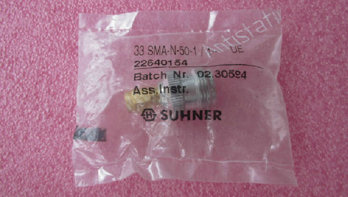 SMA公-N母18GHz 33SMA-N-50-1 射频转接器 22640154 huber+suhner