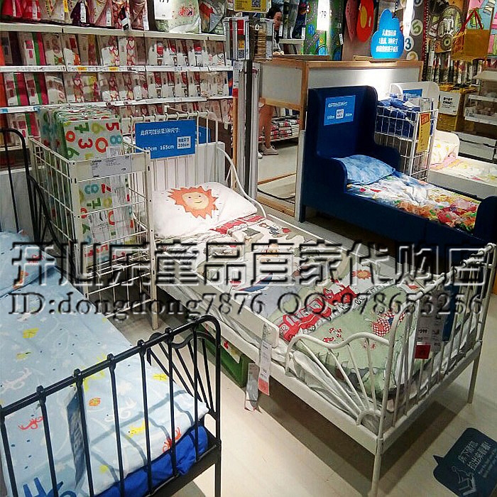 IKEA IKEA Domestic Agency purchase Myron Children bed Steel lengthen Bedstead Bed frame a bedplate mattressin the Diapers/Care/Feeding/Push lathe , Crib/Crib/Cradle/Chair , Crib/Children&#39;s beds  category - from Buy2taobao.com to provide professional Taobao agent buy service