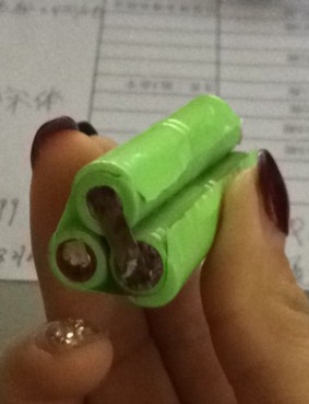 优力源7.2V 2/3AAA电池组300MAH强光手电筒电池组 品字型组合引线