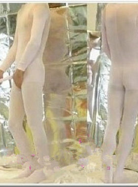加厚男士开口连身袜