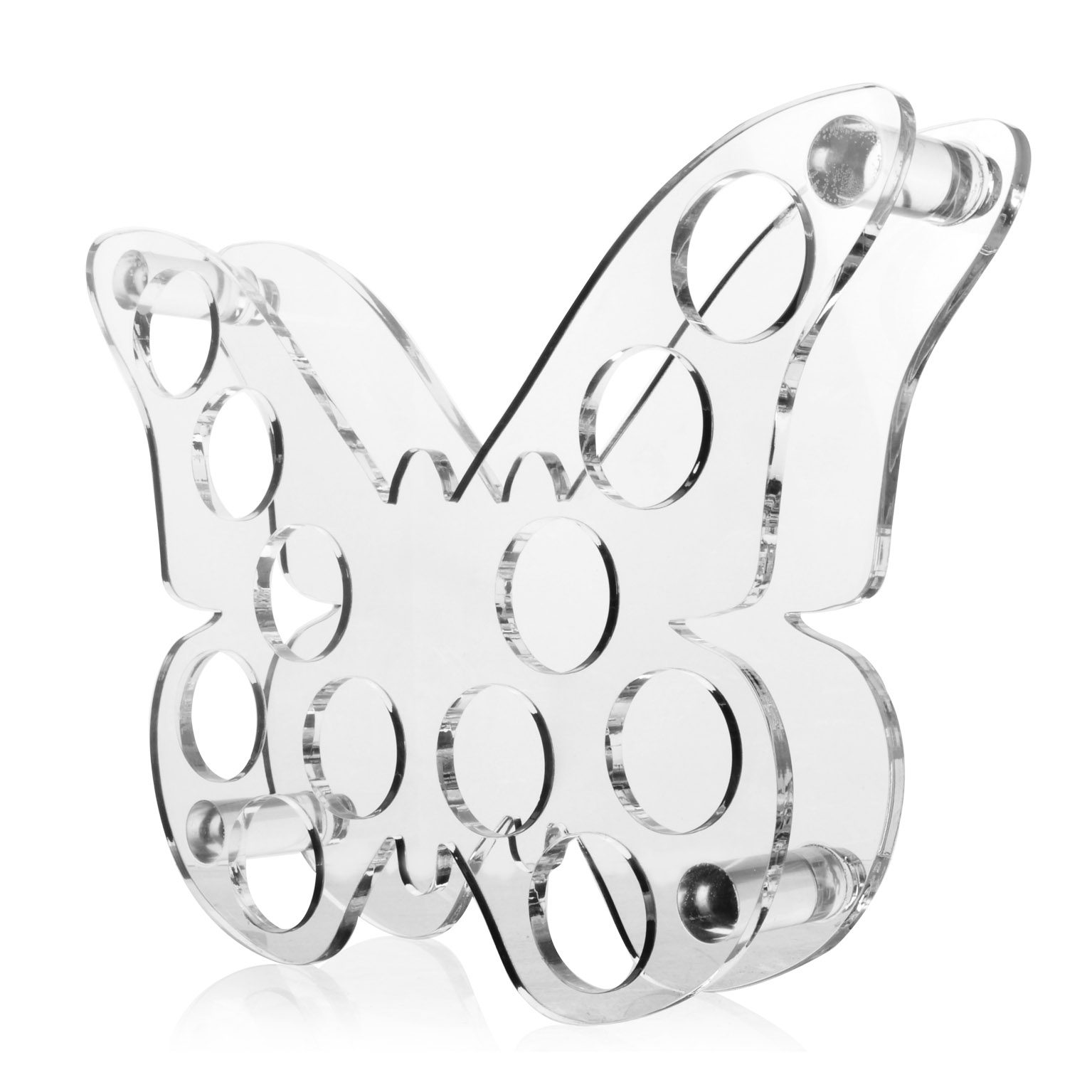 12头蝴蝶款子弹杯架创意杯架酒店酒吧用品亚克力杯架酒具其它酒具