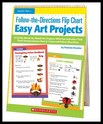 【预售】Follow-The-Directions Flip Chart: Easy Art Projec
