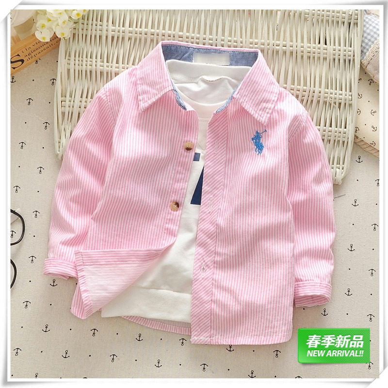 Chemise garcon à manche longue - Ref 2074379 Image 1