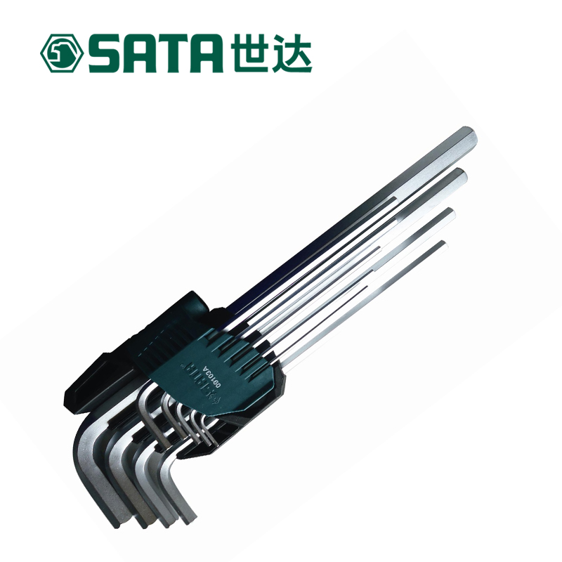 世达五金工具L型内六角螺丝刀加长内6角扳手套装内六方 09103A