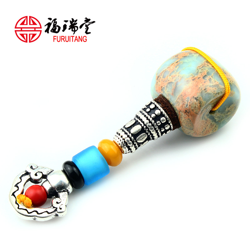 寿山石佛珠藏式三通佛头佛塔手串佛珠diy金刚菩提星