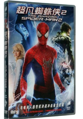 正版电影 超凡蜘蛛侠2决战电魔 安德鲁·加菲尔德 含国配