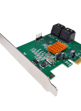 西霸FG-EST17A/EST11B PCIE4口SATA3卡PCIE转eSATA SSD硬盘阵列卡