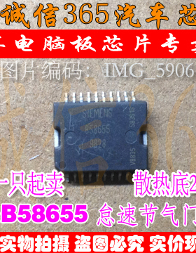 B58655 联合电脑板怠速节气门芯片IC 现货