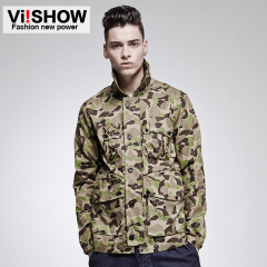 Viishow2015 young men men's jackets men's cotton print jacket Camo jacket spring spring