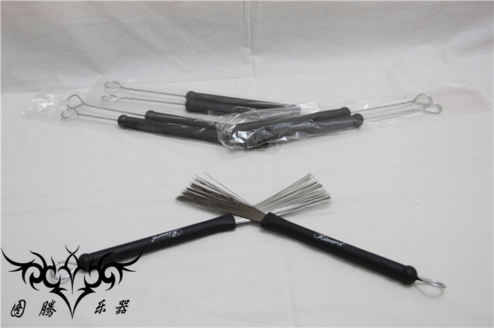 正品钢丝材质鼓刷鼓棒鼓槌包邮
