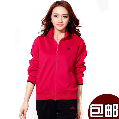 长袖运动服大码情侣款外套晋冠女