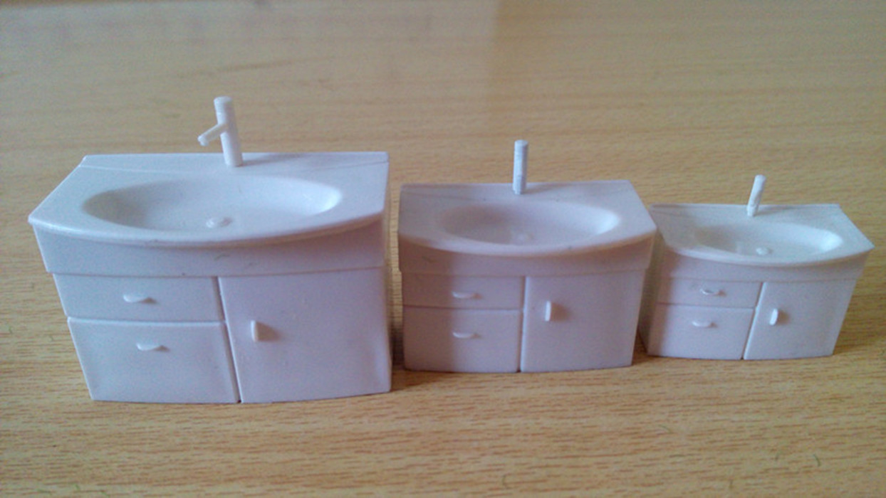 建筑模型材料/DIY模型/室内家具/剖面户型材料/柜式洗手盆模型