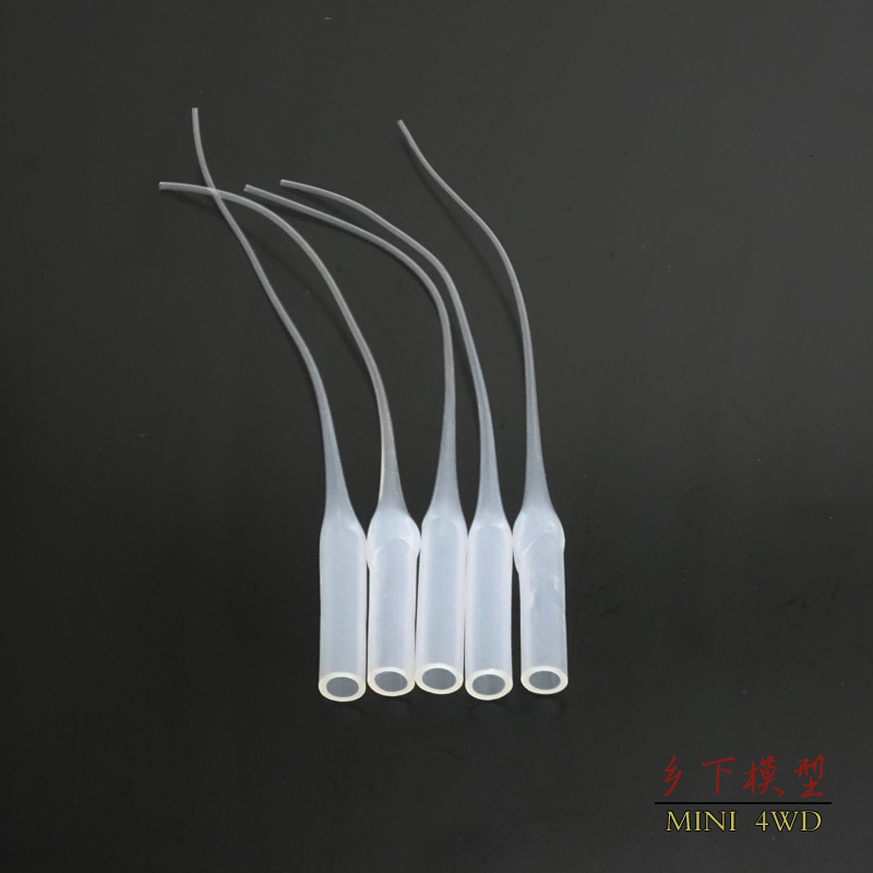 自制胶水 瞬间胶滴管塑料管子 超细滴管 细小塑料滴管 5支装