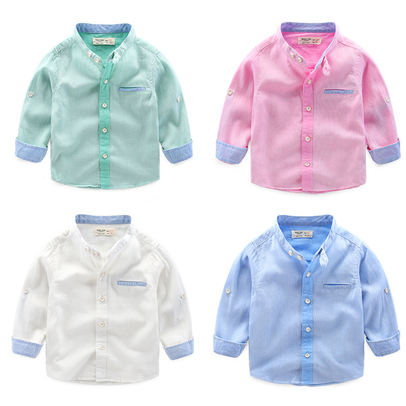 Chemise garcon à manche longue - Ref 2080951 Image 1