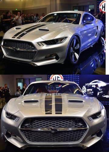 15~17款mustang改装Rocket Saleen款引擎盖